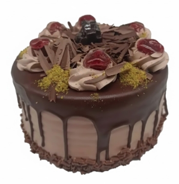 Hafif Kremalı 6-9 Kişilik Çikolatalı Kutlama Pastası Nevşehir pasta